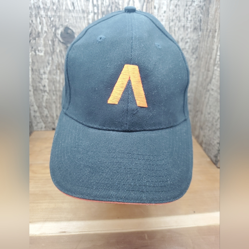 Automation Tooling Systems Black Adjustable Strapback Baseball Hat Cap One Size